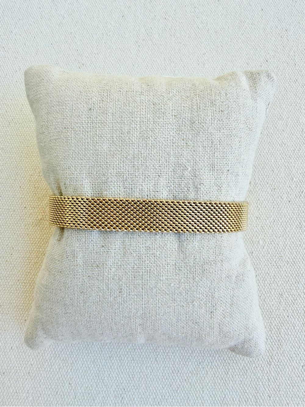 *Mesh Bracelet Band* Retired KEEP COLLECTIVE Buckle Clasp  Gold DISPLAY Cond